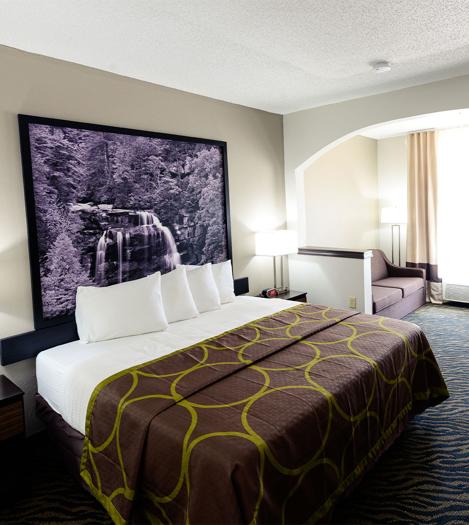 OUR SPACIOUS AND PEACEFUL ROOMS ENSURE A GOOD NIGHT’S SLEEP