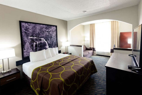 Super 8 by Wyndham High Point - Bedroom